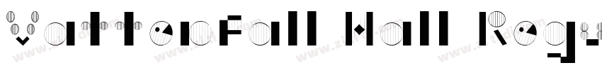 Vattenfall Hall Regu字体转换